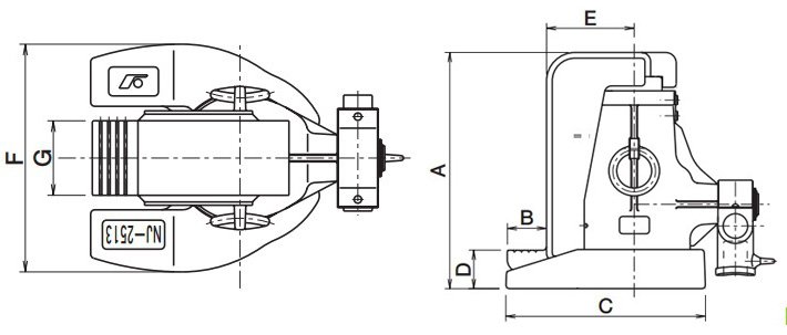 NJ型帶爪螺旋千斤頂結(jié)構(gòu)尺寸圖 NJ型帶爪螺旋千斤頂結(jié)構(gòu)尺寸圖