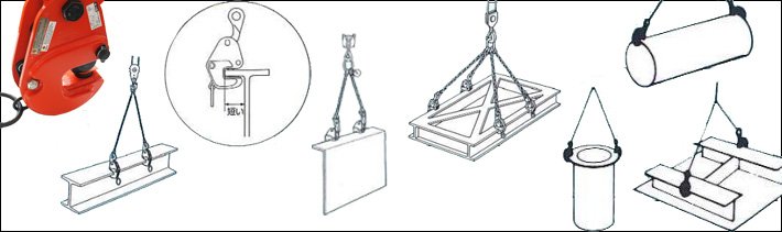 鷹牌G型橫吊鋼板鉗應(yīng)用圖示 鷹牌G型橫吊鋼板鉗應(yīng)用圖示
