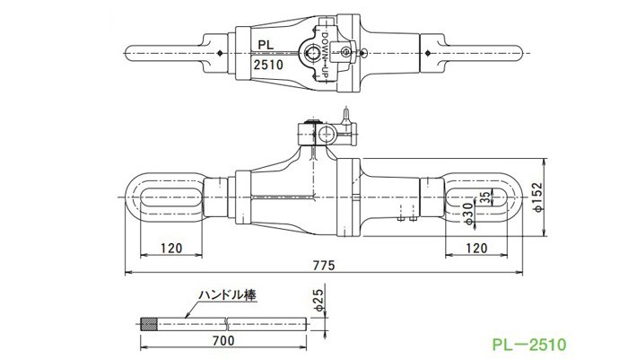 PL型機(jī)械牽引用千斤頂結(jié)構(gòu)尺寸圖片 PL型機(jī)械牽引用千斤頂結(jié)構(gòu)尺寸圖片