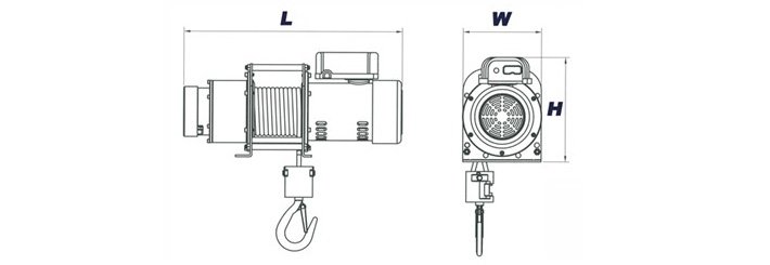 DU-202小型卷?yè)P(yáng)機(jī)結(jié)構(gòu)尺寸圖片 DU-202小型卷?yè)P(yáng)機(jī)結(jié)構(gòu)尺寸圖片