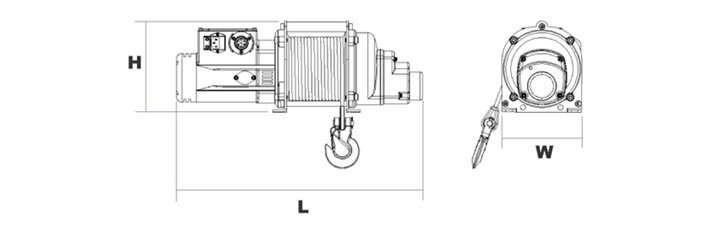 DU-500S多功能提升機(jī)結(jié)構(gòu)尺寸圖片 DU-500S多功能提升機(jī)結(jié)構(gòu)尺寸圖片