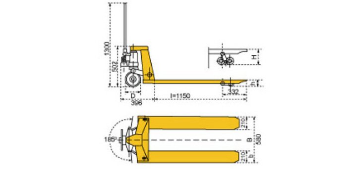 重載型手動(dòng)液壓搬運(yùn)車尺寸參數(shù)圖片 重載型手動(dòng)液壓搬運(yùn)車尺寸參數(shù)圖片