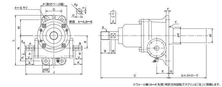 BJ型滾珠螺桿渦輪千斤頂結(jié)構(gòu)尺寸圖片 BJ型滾珠螺桿渦輪千斤頂結(jié)構(gòu)尺寸圖片