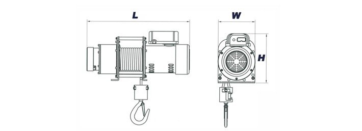 DU-205小型卷揚機(jī)結(jié)構(gòu)尺寸圖片 DU-205小型卷揚機(jī)結(jié)構(gòu)尺寸圖片