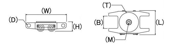 鷹牌UWA直行搬運坦克車結(jié)構(gòu)尺寸圖片 鷹牌UWA直行搬運坦克車結(jié)構(gòu)尺寸圖片