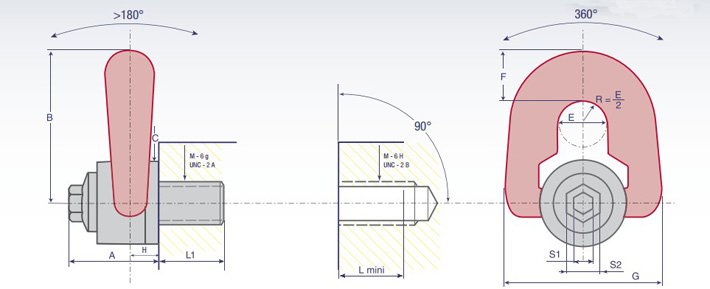 盧森堡DSP型旋轉(zhuǎn)吊環(huán)結(jié)構(gòu)尺寸圖片