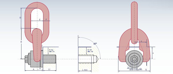 盧森堡TSR型旋轉(zhuǎn)吊點(diǎn)結(jié)構(gòu)尺寸圖片 盧森堡TSR型旋轉(zhuǎn)吊點(diǎn)結(jié)構(gòu)尺寸圖片