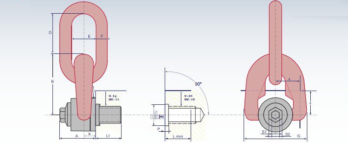 盧森堡TSR+C型旋轉(zhuǎn)吊環(huán)螺絲結(jié)構(gòu)尺寸圖片 盧森堡TSR+C型旋轉(zhuǎn)吊環(huán)螺絲結(jié)構(gòu)尺寸圖片