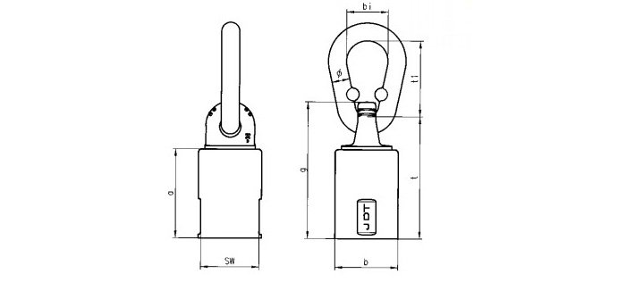 TP-F型旋轉(zhuǎn)吊環(huán)結(jié)構(gòu)尺寸圖片 TP-F型旋轉(zhuǎn)吊環(huán)結(jié)構(gòu)尺寸圖片