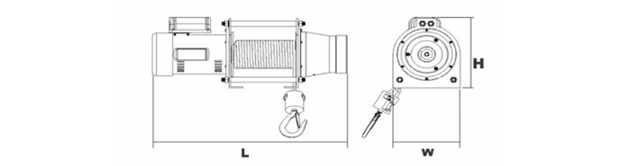 DU-223H迷你卷揚機結(jié)構(gòu)尺寸圖片 DU-223H迷你卷揚機結(jié)構(gòu)尺寸圖片