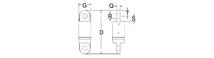 美國(guó)CROSBY OO型轉(zhuǎn)環(huán)結(jié)構(gòu)尺寸圖片