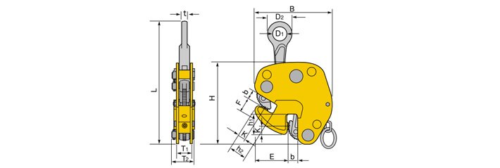 世霸HVC型翻轉(zhuǎn)吊夾具結(jié)構(gòu)尺寸圖片 世霸HVC型翻轉(zhuǎn)吊夾具結(jié)構(gòu)尺寸圖片