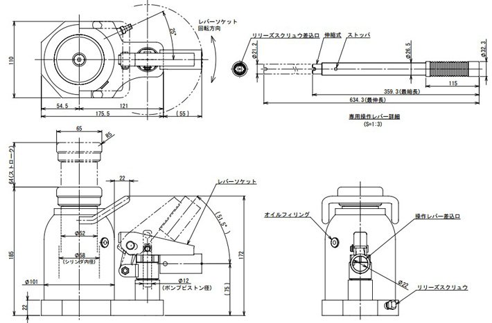 ED-160T低型液壓千斤頂結(jié)構(gòu)尺寸參數(shù)圖 ED-160T低型液壓千斤頂結(jié)構(gòu)尺寸參數(shù)圖