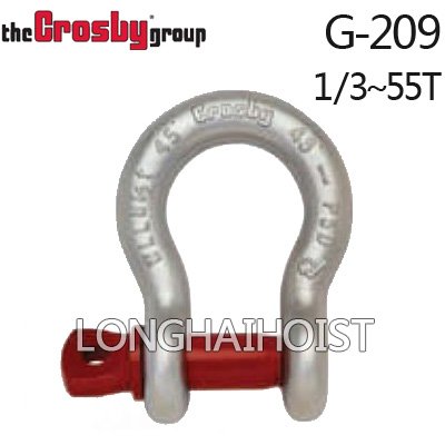 美式弓形卸扣G-209 美式弓形卸扣G-209