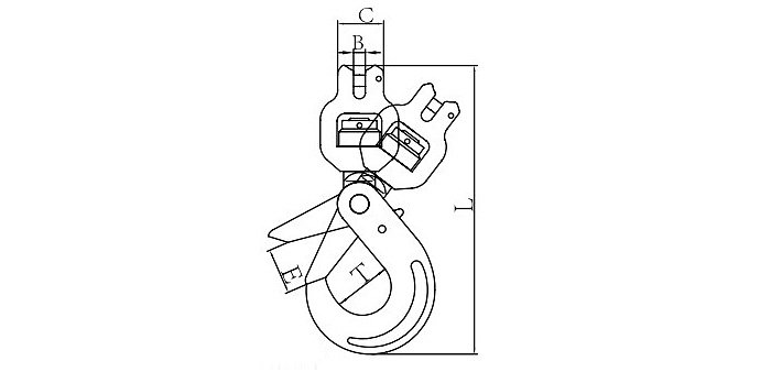 帶軸承羊角旋轉(zhuǎn)自鎖鉤結(jié)構(gòu)尺寸圖片 帶軸承羊角旋轉(zhuǎn)自鎖鉤結(jié)構(gòu)尺寸圖片