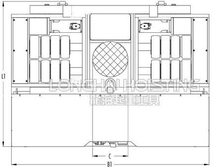 德國JUNG JLA-eSet2電動搬運小坦克尺寸圖 德國JUNG JLA-eSet2電動搬運小坦克尺寸圖