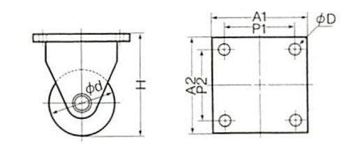 CL型TIR直行搬運(yùn)小坦克尺寸圖 CL型TIR直行搬運(yùn)小坦克尺寸圖