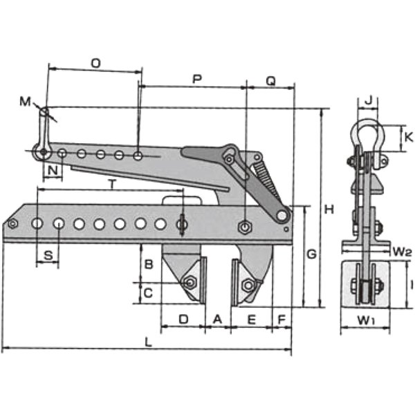 鷹牌EST型混凝土夾鉗技術(shù)參數(shù) 鷹牌EST型混凝土夾鉗技術(shù)參數(shù)