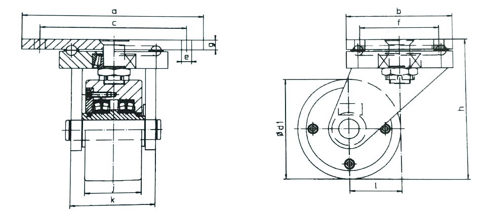 SL-S/P型Borkey轉(zhuǎn)向腳輪技術(shù)參數(shù) SL-S/P型Borkey轉(zhuǎn)向腳輪技術(shù)參數(shù)