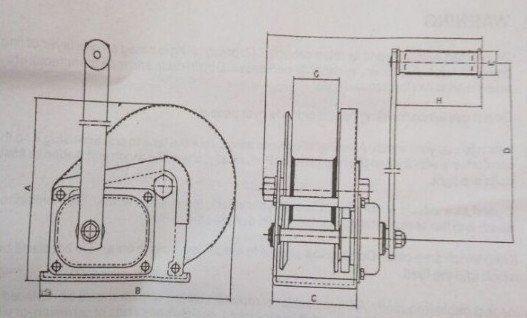 不銹鋼手搖絞盤尺寸圖 不銹鋼手搖絞盤尺寸圖