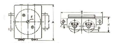 DUW-PK型搬運(yùn)小坦克尺寸圖 DUW-PK型搬運(yùn)小坦克尺寸圖