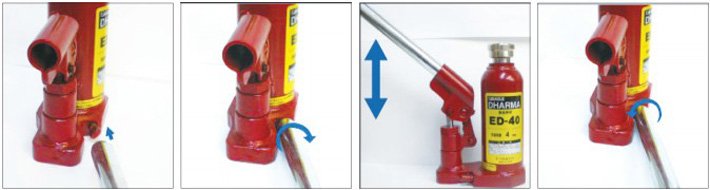 ED-200型液壓千斤頂操作方法 ED-200型液壓千斤頂操作方法