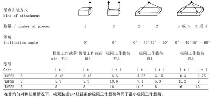 TAPSK型德國JDT焊接吊點(diǎn)安裝方式參數(shù) TAPSK型德國JDT焊接吊點(diǎn)安裝方式參數(shù)