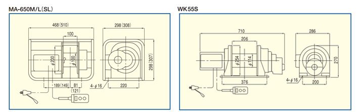 TKK固定式卷揚(yáng)機(jī)尺寸圖 TKK固定式卷揚(yáng)機(jī)尺寸圖