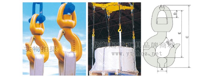 KANSAI旋轉(zhuǎn)吊鉤尺寸圖 KANSAI旋轉(zhuǎn)吊鉤尺寸圖