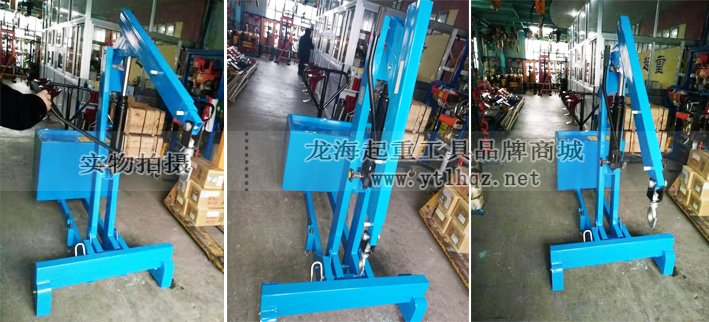 移動式液壓小吊車實物圖片 移動式液壓小吊車實物圖片