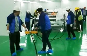 LHQD氣墊搬運(yùn)車非常適合“精密設(shè)備儀器”搬運(yùn)案例 LHQD氣墊搬運(yùn)車非常適合“精密設(shè)備儀器”搬運(yùn)案例