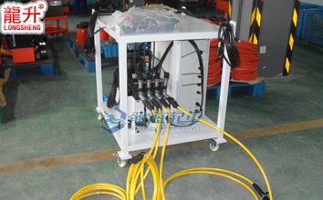 變壓器安裝定位用高精度同步頂升系統(tǒng)實(shí)物