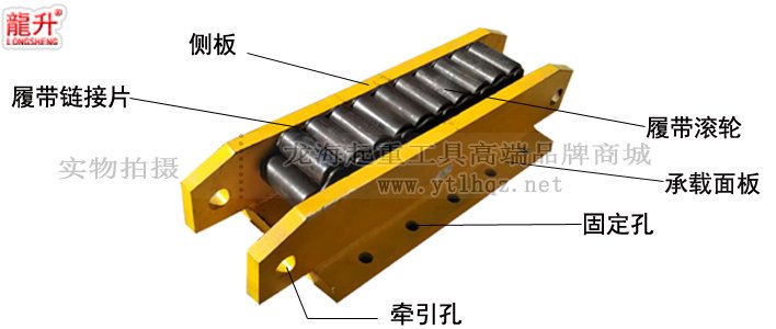 履帶式搬運(yùn)小坦克組合部件實(shí)物示意圖 履帶式搬運(yùn)小坦克組合部件實(shí)物示意圖