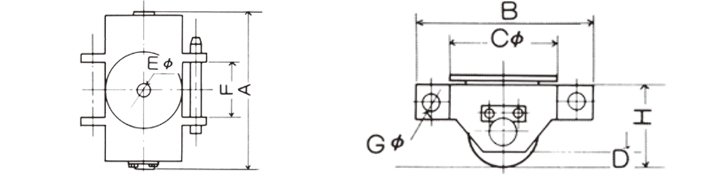 DSS直行搬運(yùn)小坦克尺寸圖 DSS直行搬運(yùn)小坦克尺寸圖