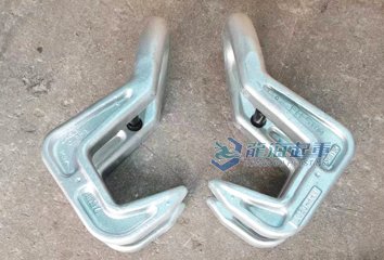 EH型鷹牌水平鋼板吊鉤實物圖一 EH型鷹牌水平鋼板吊鉤實物圖一