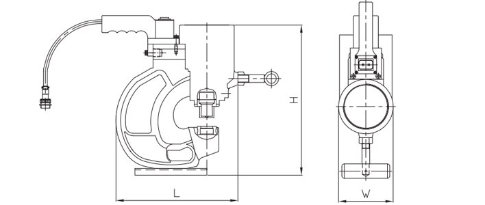單手切割葫蘆機(jī)尺寸圖 單手切割葫蘆機(jī)尺寸圖