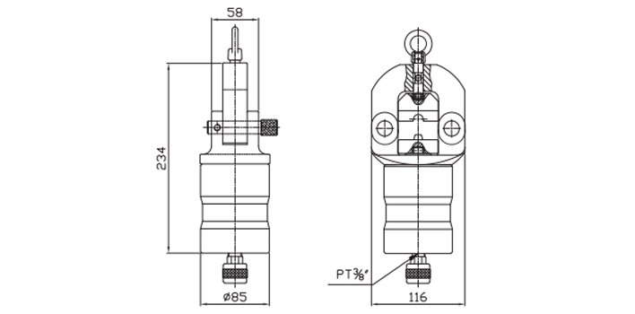 DTC接頭壓緊尺寸圖 DTC接頭壓緊尺寸圖