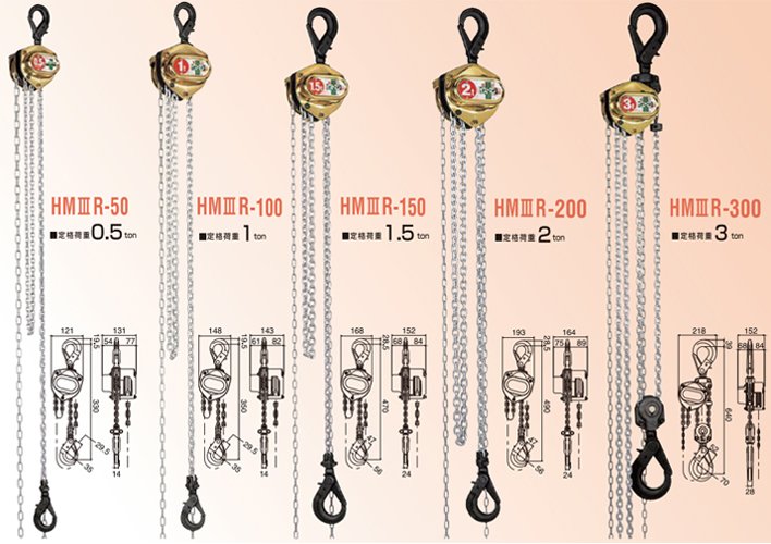 象印HMⅢR手拉葫蘆圖片 象印HMⅢR手拉葫蘆圖片