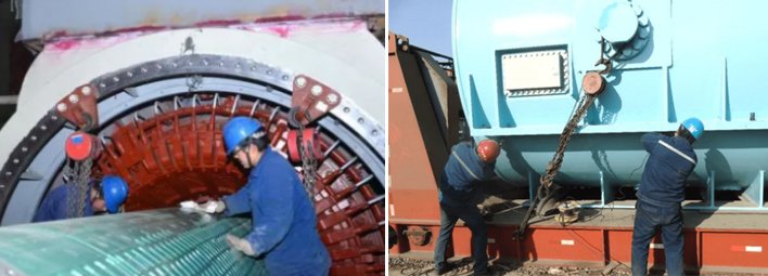 發(fā)電機定子運輸用手拉葫蘆案例展示 發(fā)電機定子運輸用手拉葫蘆案例展示