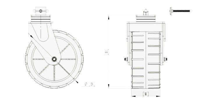 集裝箱搬運(yùn)輪尺寸圖1 集裝箱搬運(yùn)輪尺寸圖1