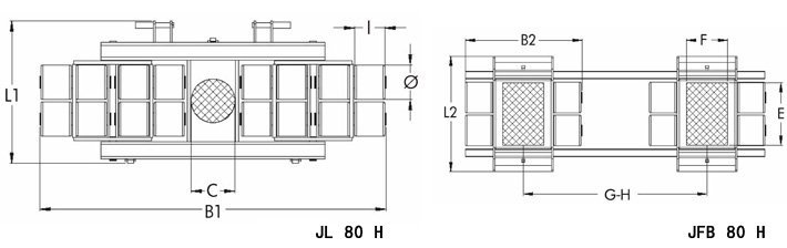 160噸JUNG組合式搬運(yùn)小坦克尺寸圖 160噸JUNG組合式搬運(yùn)小坦克尺寸圖